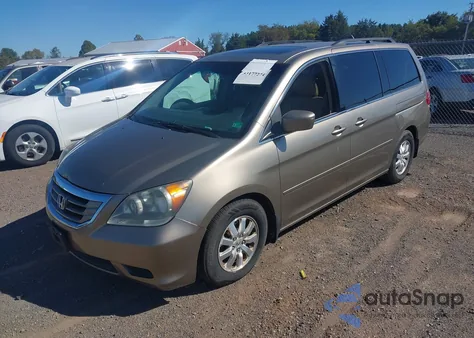 2008 Honda Odyssey Ex-L z USA, uszkodzony, nr VIN 5FNRL387X8B416507